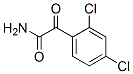 2,4-ジクロロ-α-オキソベンゼンアセトアミド 化学構造式