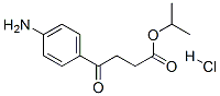isopropyl 3-(4-aminobenzoyl)propionate hydrochloride Structure