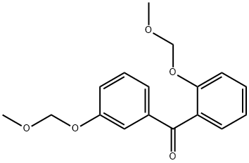 [2-(METHOXYMETHOXY)PHENYL][3-(METHOXYMETHOXY)PHENYL]METHANONE Struktur