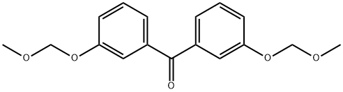 ビス[3-(メトキシメトキシ)フェニル]メタノン 化学構造式