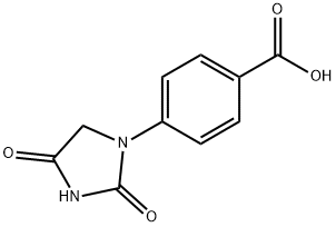 (试剂)4-(2,4-DIOXOIMIDAZOLIDIN-1-YL)BENZOIC ACID, 938458-79-8, 结构式