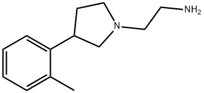 2-[3-(2-METHYLPHENYL)PYRROLIDIN-1-YL]ETHANAMINE Structure