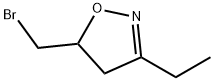 5-(ブロモメチル)-3-エチル-4,5-ジヒドロイソオキサゾール 化学構造式