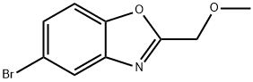 5-溴-2-(甲氧基甲基)苯并[D]恶唑 结构式