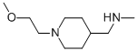 1-[1-(2-METHOXYETHYL)PIPERIDIN-4-YL]-N-METHYLMETHANAMINE,938458-98-1,结构式