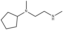 N'-CYCLOPENTYL-N,N-DIMETHYL-ETHANE-1,2-DIAMINE Struktur
