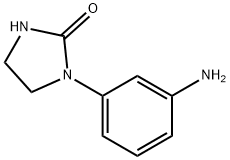 1-(3-アミノフェニル)イミダゾリジン-2-オン 化学構造式