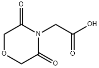 (3,5-二氧代吗啉-4-基)乙酸, 938459-18-8, 结构式