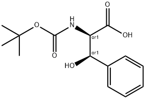 BOC-赤式-Β-苯基丝氨酸 结构式