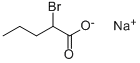 sodium 2-bromopentanoate Structure