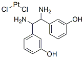 dichloro(1,2-bis(3-hydroxyphenyl)ethylenediamine)platinum II|