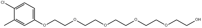 14-(p-chloro-m-methylphenoxy)-3,6,9,12-tetraoxatetradecan-1-ol Structure