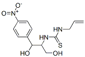 3-allyl-1-[2-hydroxy-1-(hydroxymethyl)-2-(4-nitrophenyl)ethyl]thiourea 结构式