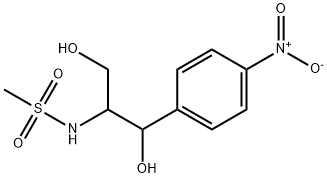 N-[2-hydroxy-1-(hydroxymethyl)-2-(4-nitrophenyl)ethyl]methanesulphonamide Structure