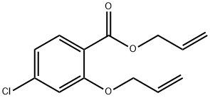 allyl 4-chloro-2-(allyloxy)benzoate 结构式