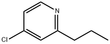 4-クロロ-2-プロピルピリジン 化学構造式
