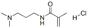 N-[3-(ジメチルアミノ)プロピル]メタクリルアミド・塩酸塩 化学構造式
