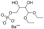 [(4,4-ジエトキシ-2,3-ジヒドロキシブチル)オキシ]ホスホン酸バリウム 化学構造式