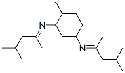 N,N'-bis(1,3-dimethylbutylidene)-4-methylcyclohexane-1,3-diamine 结构式