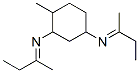 N,N'-bis(1-methylpropylidene)-4-methylcyclohexane-1,3-diamine Struktur