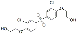 2,2'-[スルホニルビス[(2-クロロ-4,1-フェニレン)オキシ]]ビスエタノール 化学構造式