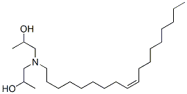 1,1'-[(Z)-9-オクタデセニルイミノ]ビス(2-プロパノール) 化学構造式