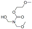 (ヒドロキシメチル)(メトキシメチル)カルバミン酸2-メトキシエチル 化学構造式