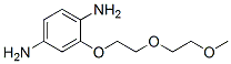 2-[2-(2-methoxyethoxy)ethoxy]benzene-1,4-diamine 结构式