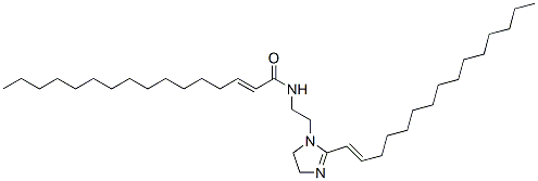 N-[2-[4,5-dihydro-2-(pentadecenyl)-1H-imidazol-1-yl]ethyl]hexadecenamide Structure