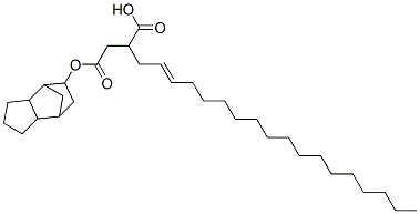 (octahydro-4,7-methano-1H-inden-5-yl) hydrogen 2-octadecenylsuccinate 结构式