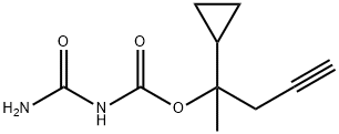 Allophanic acid, 1-cyclopropyl-1-methyl-3-butynyl ester (7CI) Struktur