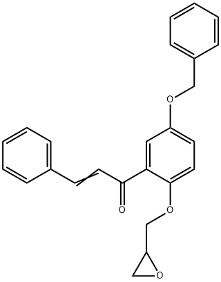 1-[2-(OxiranylMethoxy)-5-(benzyloxy)phenyl]-3-phenyl-2-propen-1-one, 93885-31-5, 结构式