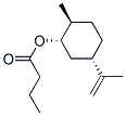 (1alpha,2beta,5alpha)-2-methyl-5-(1-methylvinyl)cyclohexyl butyrate 结构式