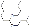 1,1-ビス(3-メチルブトキシ)ヘキサン 化学構造式