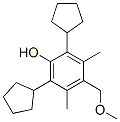 2,6-ジシクロペンチル-4-メトキシメチル-3,5-ジメチルフェノール 化学構造式