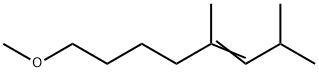 8-methoxy-2,4-dimethyloct-3-ene  Structure