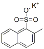 potassium 2-methylnaphthalenesulphonate  Structure