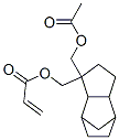 [[(acetoxy)methyl]octahydro-4,7-methano-1H-indenyl]methyl acrylate Struktur