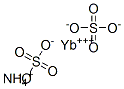 ammonium ytterbium(3+) disulphate Structure