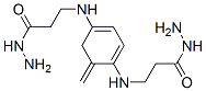 N-N'-(methylene-p-phenylene)bis(beta-alaninohydrazide) Structure
