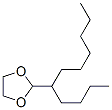 2-(1-butylheptyl)-1,3-dioxolane Structure