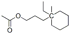 alpha-ethyl-alpha-methylcyclohexylpropyl acetate Structure