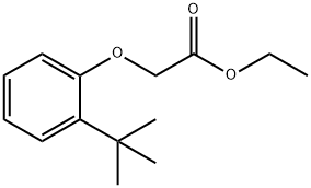 ethyl [2-(1,1-dimethylethyl)phenoxy]acetate Structure