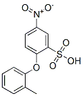 2-(2-methylphenoxy)-5-nitrobenzenesulphonic acid Structure