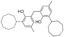 2,2'-methylenebis[6-cyclooctyl-p-cresol] Structure