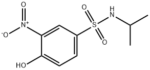 4-hydroxy-N-isopropyl-3-nitrobenzenesulphonamide,93893-73-3,结构式