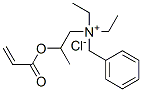 benzyldiethyl[2-[(1-oxoallyl)oxy]propyl]ammonium chloride 结构式