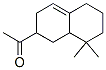 1-(1,2,3,5,6,7,8,8a-octahydro-8,8-dimethyl-2-naphthyl)ethan-1-one 结构式