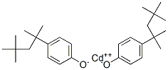 cadmium bis[p-(1,1,3,3-tetramethylbutyl)phenolate] Structure
