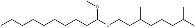 1-[(3,7-dimethyloctyl)oxy]-1-methoxydecane ,93894-26-9,结构式